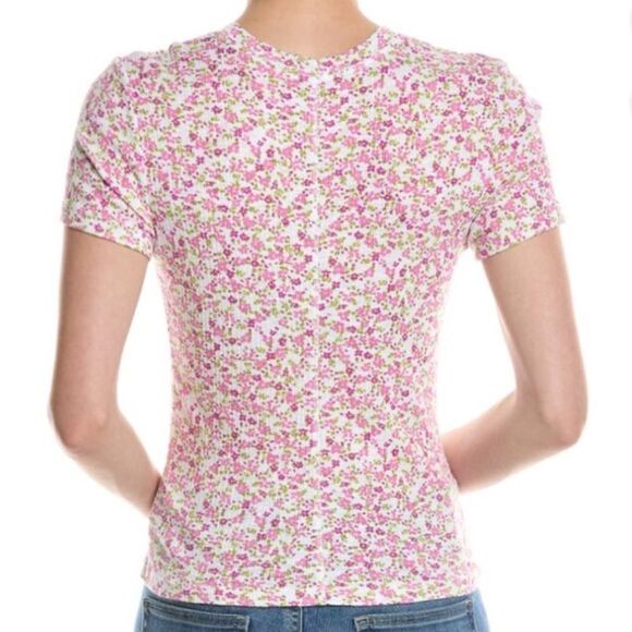 MICHAEL STARS Floral Pink Women's Top, OS - Picture 2 of 7